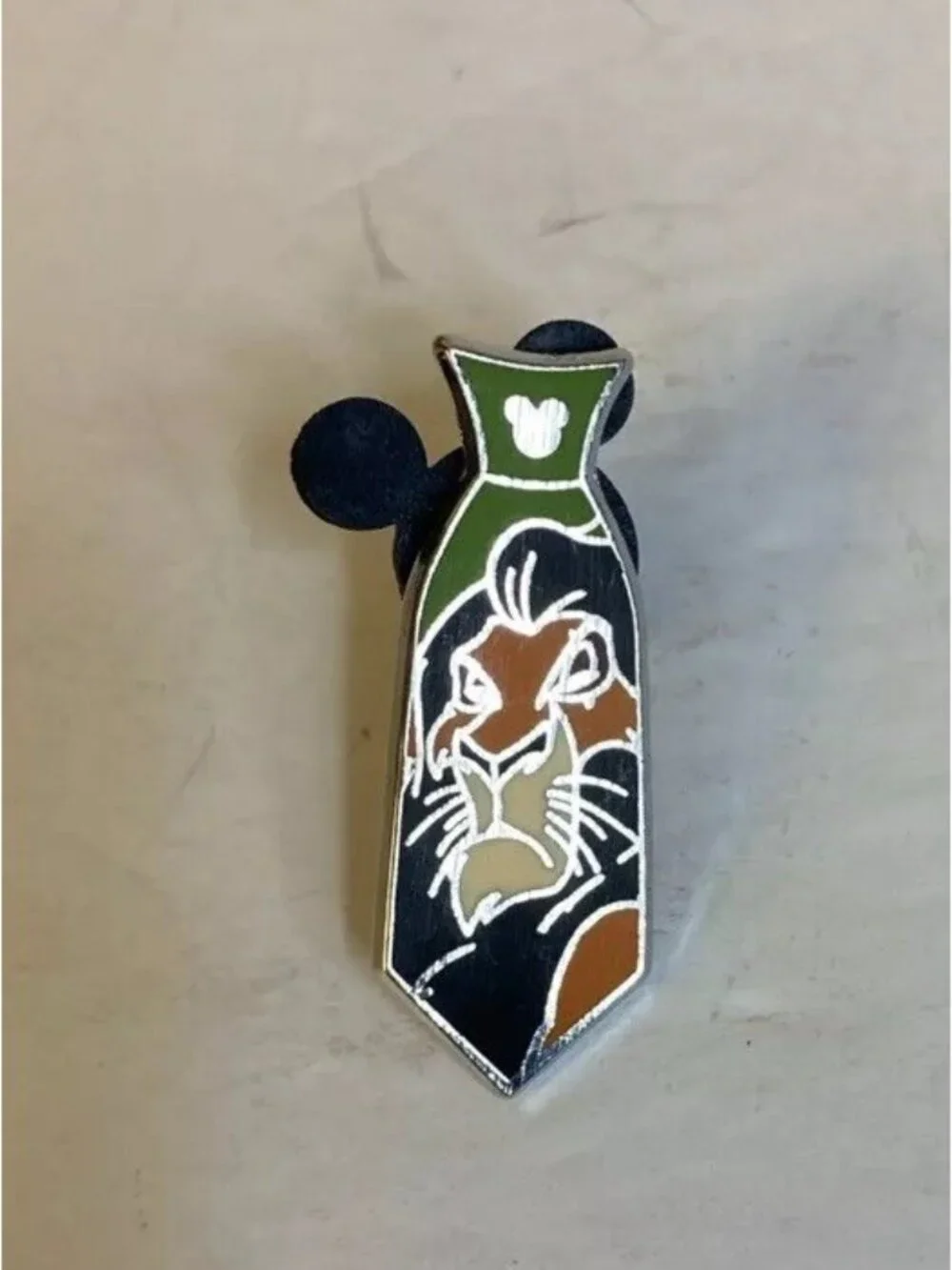 Lion King Scar Villain Tie Collection Individual Disney Park Trading Pin New